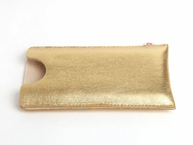 Leather Smartphone Case Gold image 5