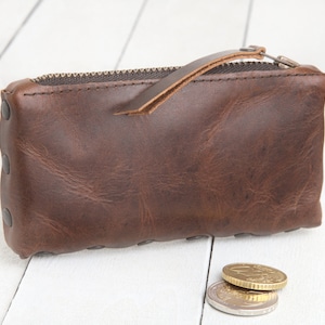 Leder Geldbeutel mini "Cowboyleder"