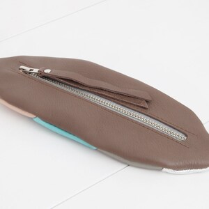 Pencil case pink-turquoise-mother-of-pearl-silver image 5