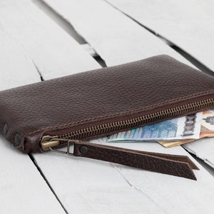 Leder Geldbeutel "Braun"