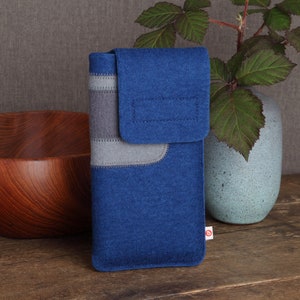 Smartphone bag Indigo blue-gray-dark gray image 1