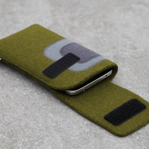 Smartphonetasche Jägergrün-Grau-Dunkelgrau Bild 2
