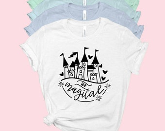 Be Magical Disney Castle Unisex T-Shirt