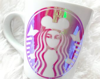 Disney Starbucks Mug, Holographic Design (11oz)