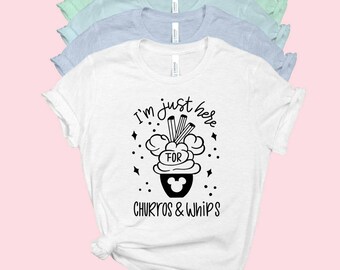 Disney Churros & Whips T-Shirt, Park Inspired Tee
