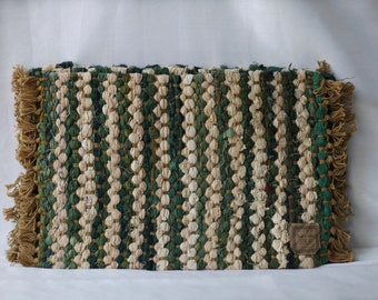 Vintage Woven Green Placemats