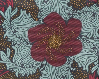 Java Print - Blumen #12 - afrikanischer Stoff