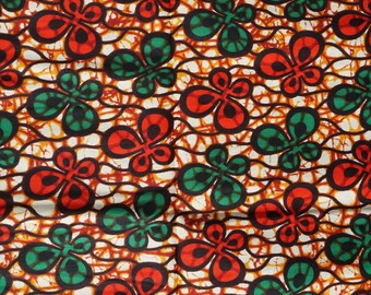 Wax Print - Schmetterlinge #1 - afrikanischer Stoff