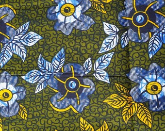 Wax Print - Blumen #1 - afrikanischer Stoff