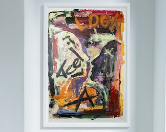 Graffiti - STREET ART - Abstract Contemporary Painting On Canvas, Modern Wall Art Painting – Handmade - ORYGINAL - Wall Decor – Urban Art