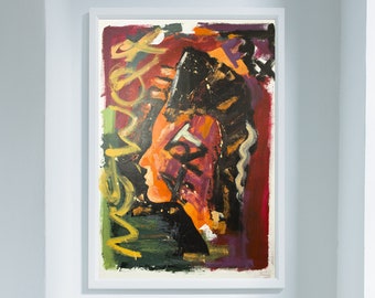 STREET ART- Abstract Contemporary Painting On Canvas, Modern Wall Art Painting – Handmade - ORYGINAL - Wall Decor – Urban Art