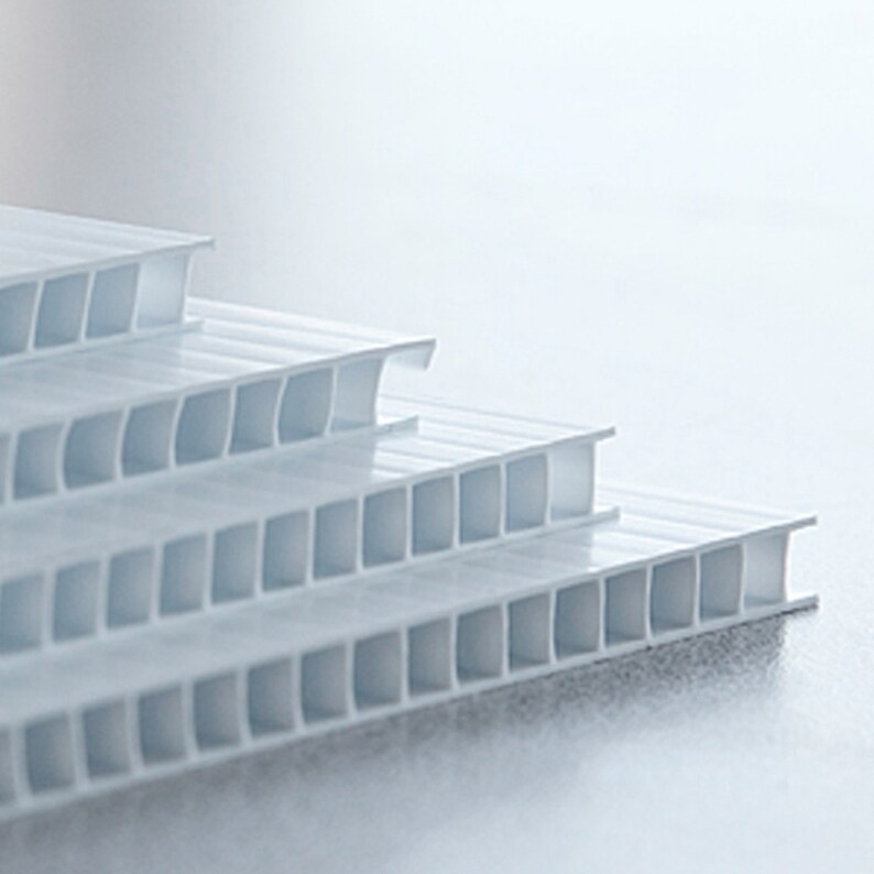 Coroplast White Corrugated Plastic Blanks Precut Etsy