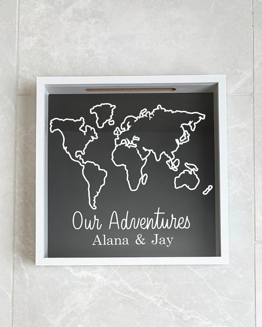 Personalized Travel Memory Box: Custom Adventure Keepsake Shadow Box - Etsy
