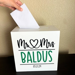 Personalized Wedding Card Box, Wedding Gift Card Box, Wedding Card Box Wood |  Wedding Keepsake Box | Custom & Affordable Wedding Decor!