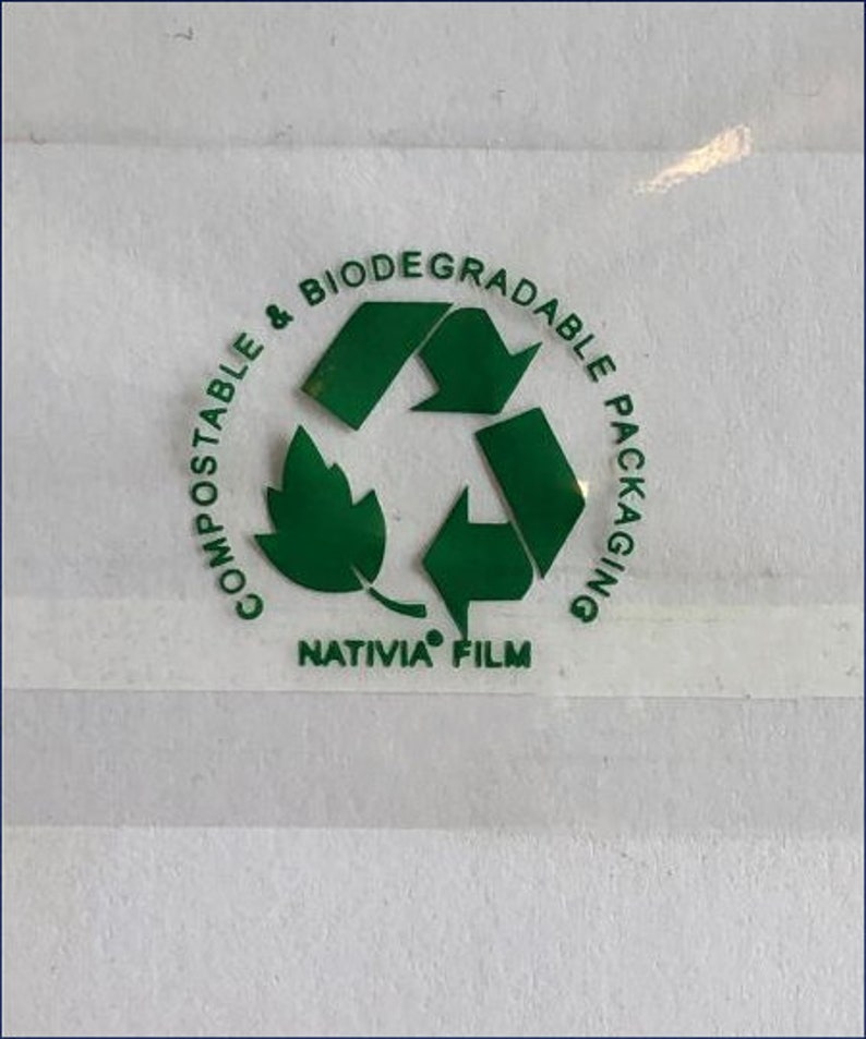 Biodegradeable A3 305x425mm & A4 215mmx305mm Cello Bags for Cards Eco-friendly Compostable Greeting Card Bag Compostable Bag Self Seal Lip image 3