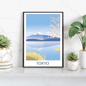 Tokyo Wall Art Print - Tokyo, Tokyo poster, Wedding gift, Birthday present
