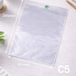 Biodegradable Eco-friendly Compostable Greeting Card Bag to hold up to 12 C5 cards & envelopes 181x245mm