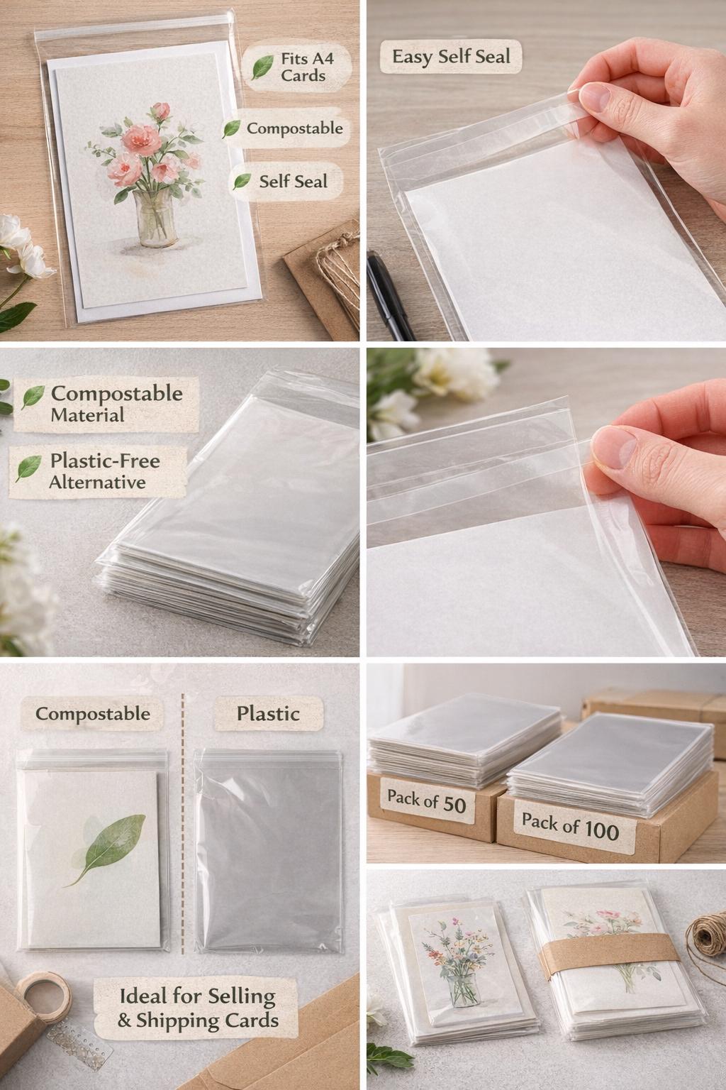 compostable card sleeves Heaven and Nature Sing Holiday Card – Firefly Sky Design main image 0
