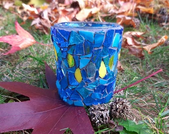 Creative glass mosaic lantern