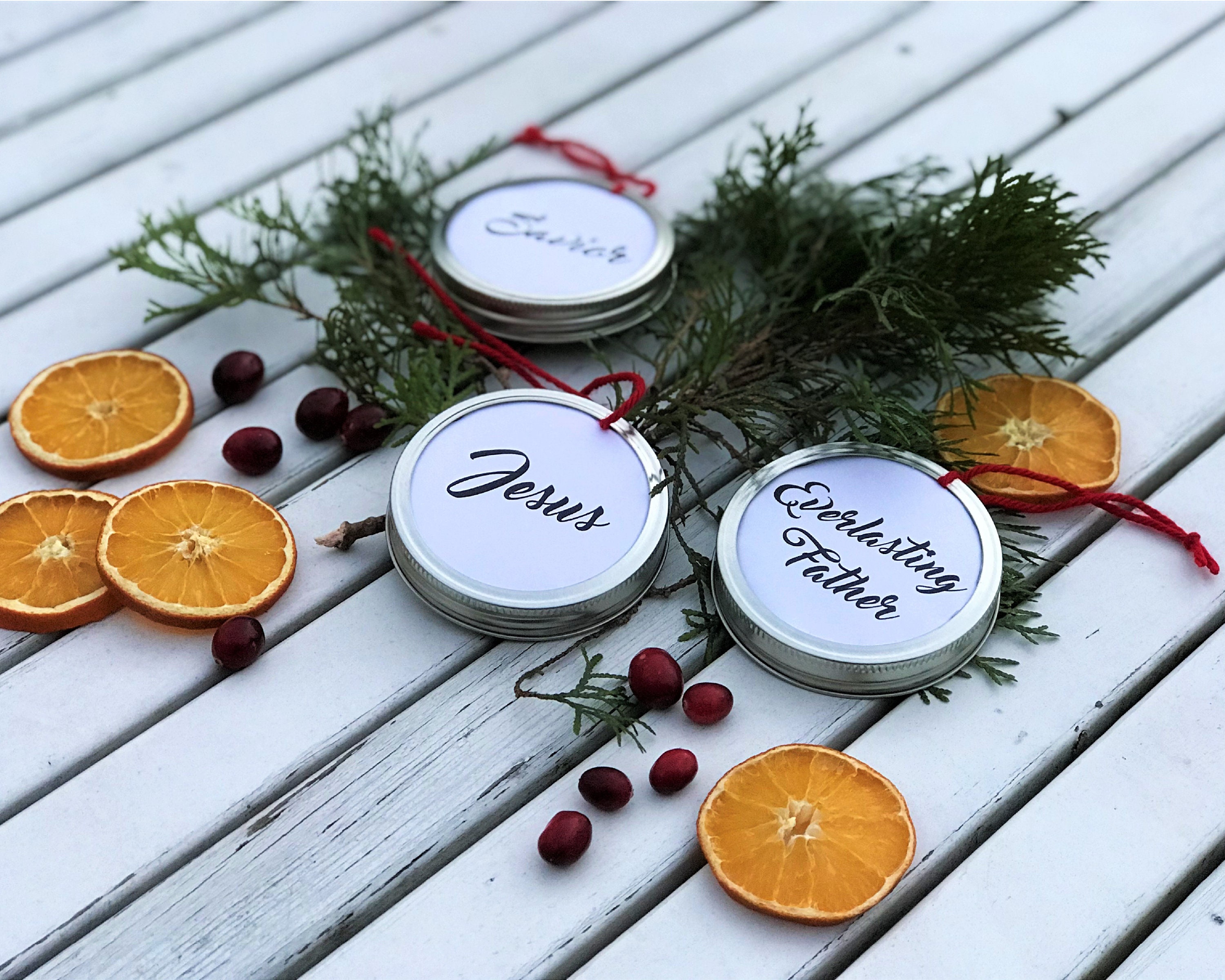 Names of Jesus Advent Calendar, PDF, 24 Printable Ornaments, Jesus ...
