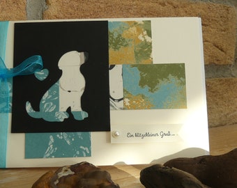 Carte de designer « Chien »