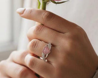 Ellara Asche Ring · Asche Schmuck • Erinnerungsgeschenke • Einäscherung • Urne für Asche, Haar oder Fell •