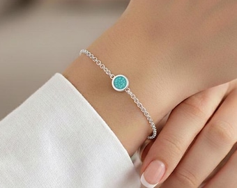 Klassisches Asche Armband · Asche Schmuck • Erinnerungsgeschenke • Einäscherung • Urne Für Asche, Haar oder Fell •
