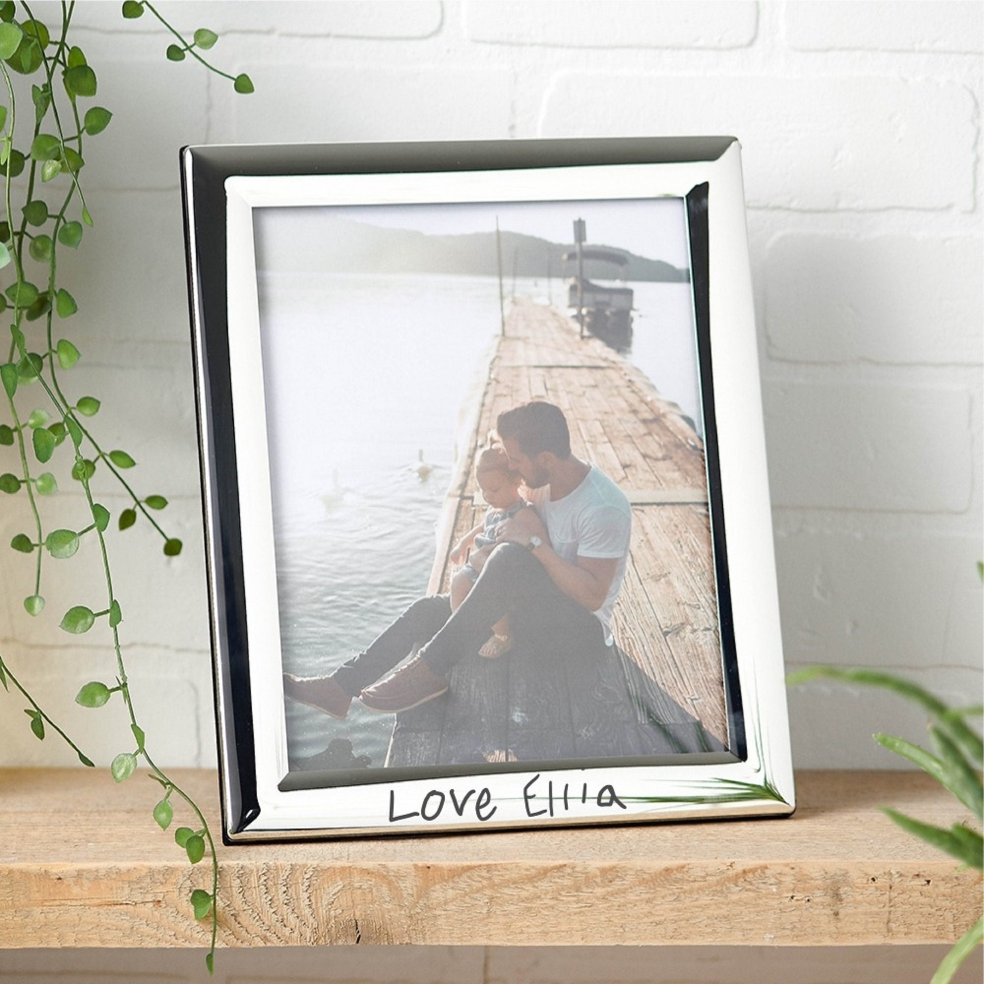Silver Handwriting Photo Frame • Personalised Picture Keepsake • Custom ...