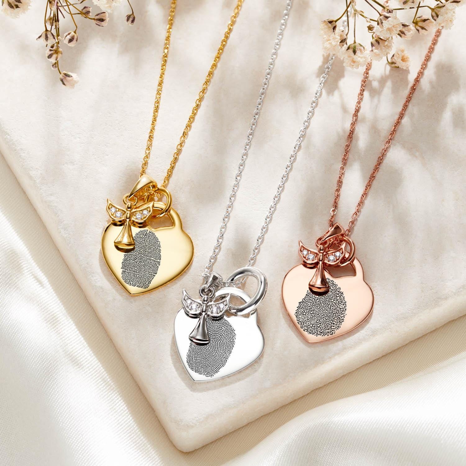 Collana Personalizzata Con Foto A Cuore - Ciondolo Commemorativo In Acciaio Inox - Regalo Per Perdita Cari
