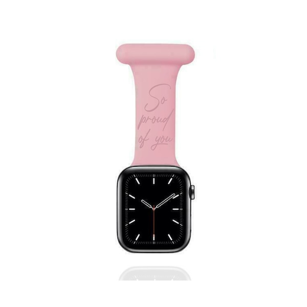 Apple Watch Compatible Fob Strap - Cadeau de crémation et de souvenir - Souvenir spécial personnalisé - Bracelet de montre d’écriture manuscrite