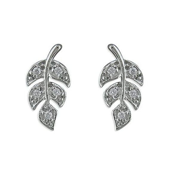 Sterling silver diamante earrings sale