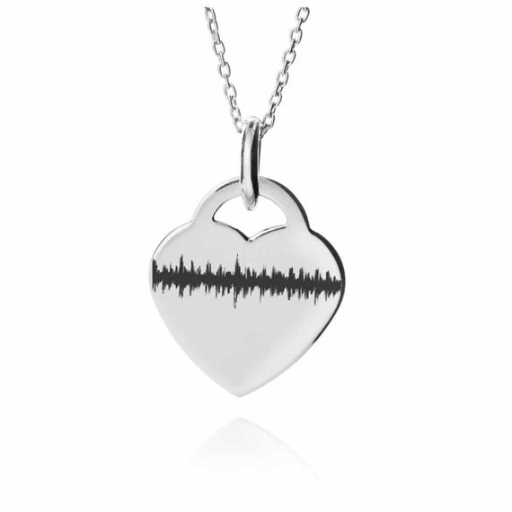 Soundwave necklace shop for her