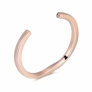 Rose Gold Urn Ashes Bangle · Cremation Jewellery · Ashes Jewellery · Memorial Gift · Cremation Urn · Memorial Jewellery · Pet Memorial