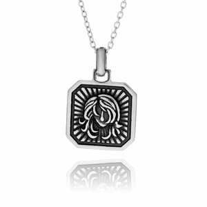 Sterling silver virgo zodiac necklace - Star sign jewellery - Astrology necklace - Horoscope necklace