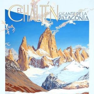 Vintage Patagonia Argentina Tourism Poster A4/A3 Print