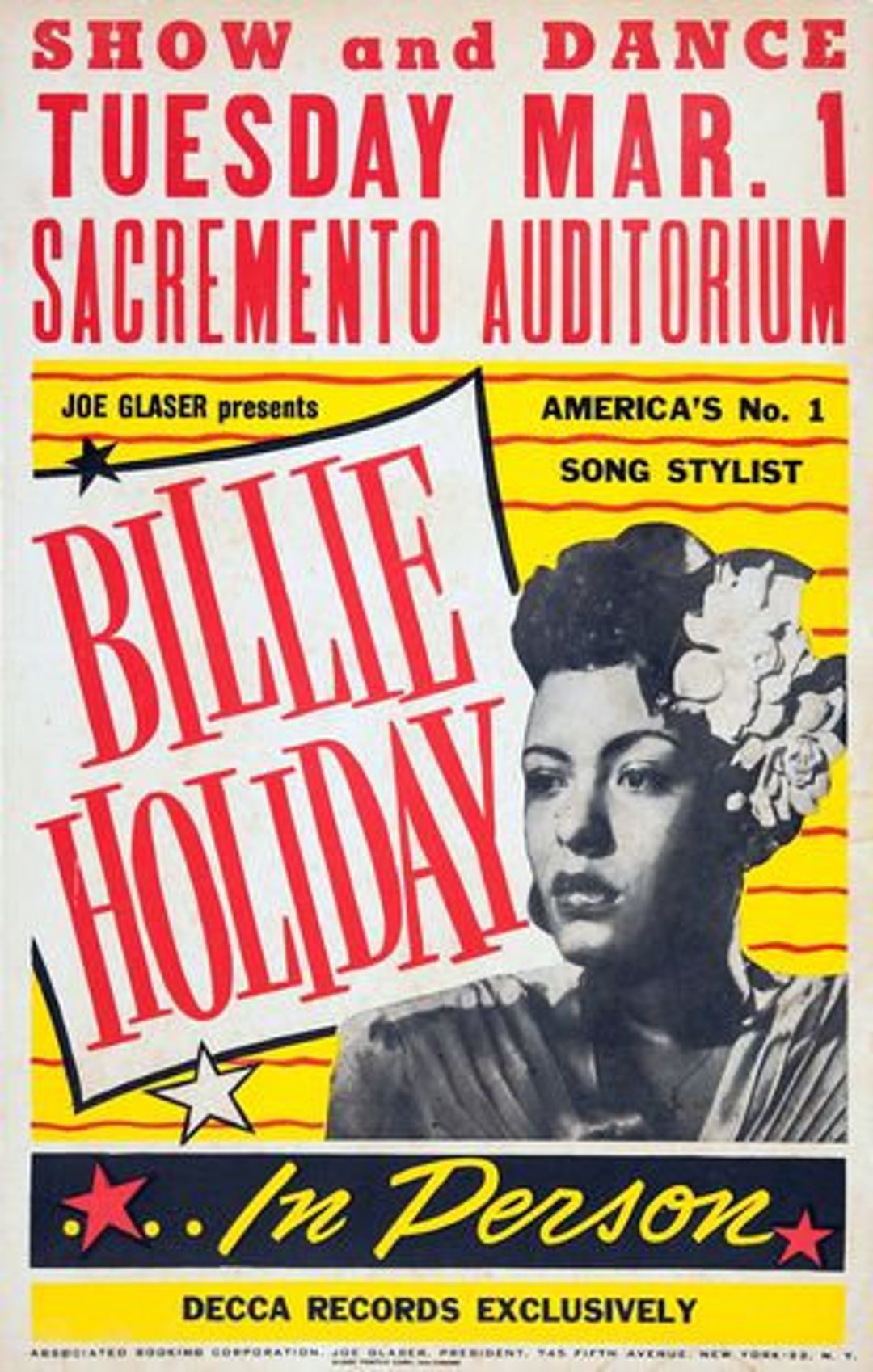 Vintage Billie Holiday Concert Poster A3 A4 Print Etsy vintage-billie-holiday-concert-poster-a3-a4-print-etsy
