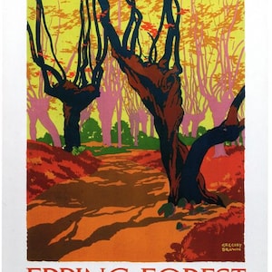 Vintage LNER Waldeisenbahn Poster A4/A3/A2/A1 Print
