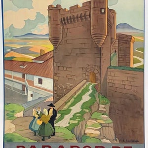 Vintage Toledo España Turismo Cartel Impresión A3/A4