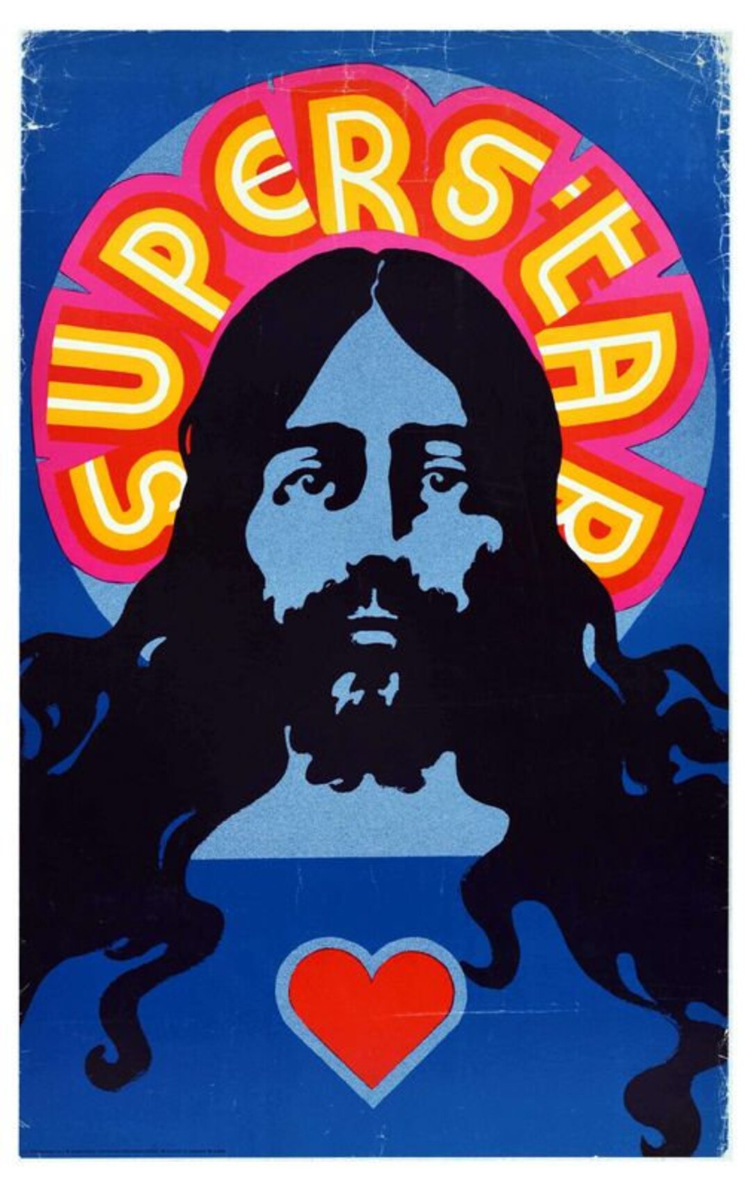 Vintage Jesus Christ Superstar Musical Poster Print A3/A4 - Etsy