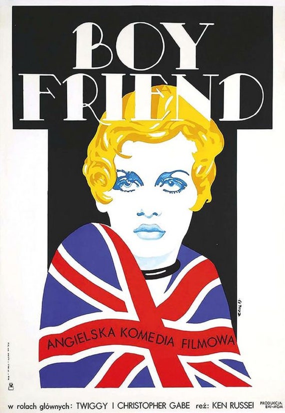 THE BOY FRIEND, Original Vintage Twiggy International Movie