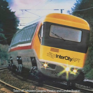 Stampa poster vintage British Rail Inter City APT Railway A3/A4