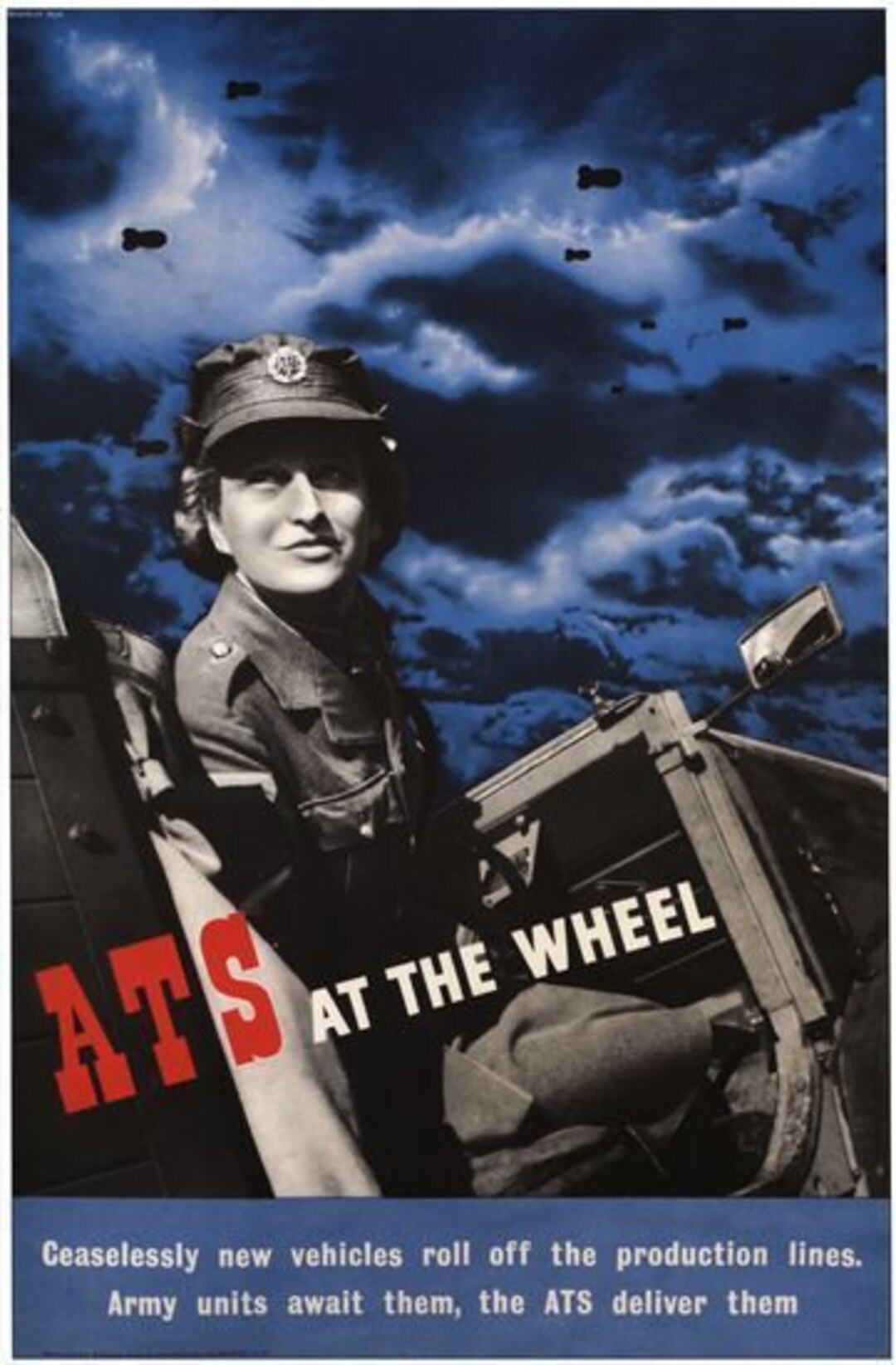 Vintage World War Two Ats Recruitment Poster A3/a2/a1 Print - Etsy