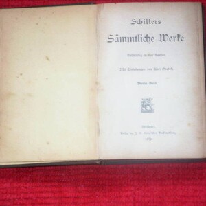 Buch Werke von Schiller Bild 1