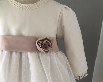 christening ceremony dress girl dress winter spring baptism CHARLOTTE