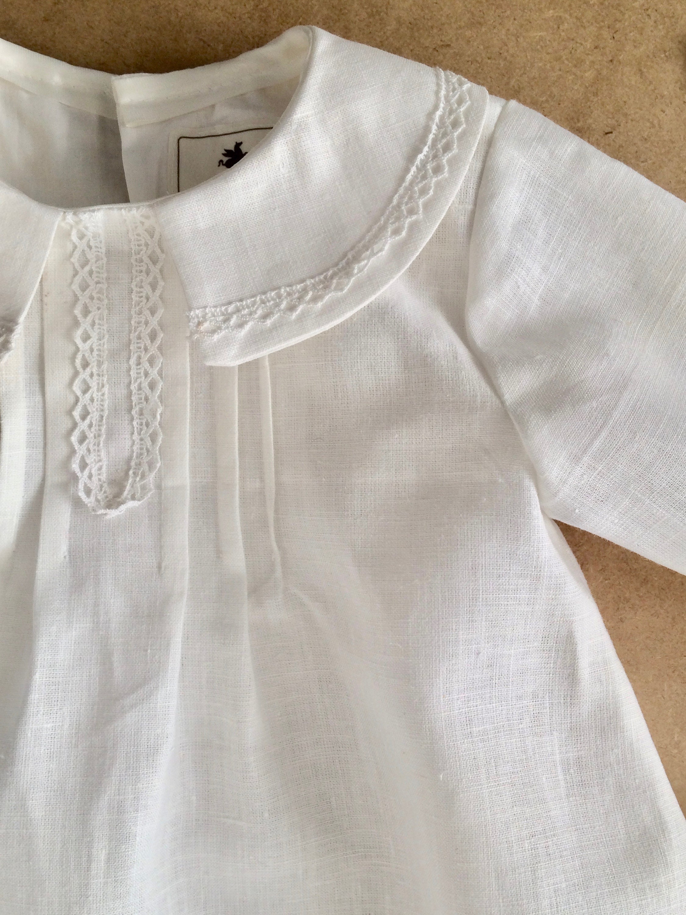Doopjurk voor jongens en meisjes, unisex, winter/lente, linnen, doop, familiedoopjurk SIMON - België Doopjurk voor jongens en meisjes, unisex, winter/lente, linnen, doop, familiedoopjurk SIMON - België