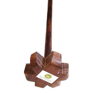 Wooden Whisk whisk beater milk curd hand mixer crusher mixing handmade wooden mathani jharni ravai ravi whisker 11&quot; long khal Indian mathani