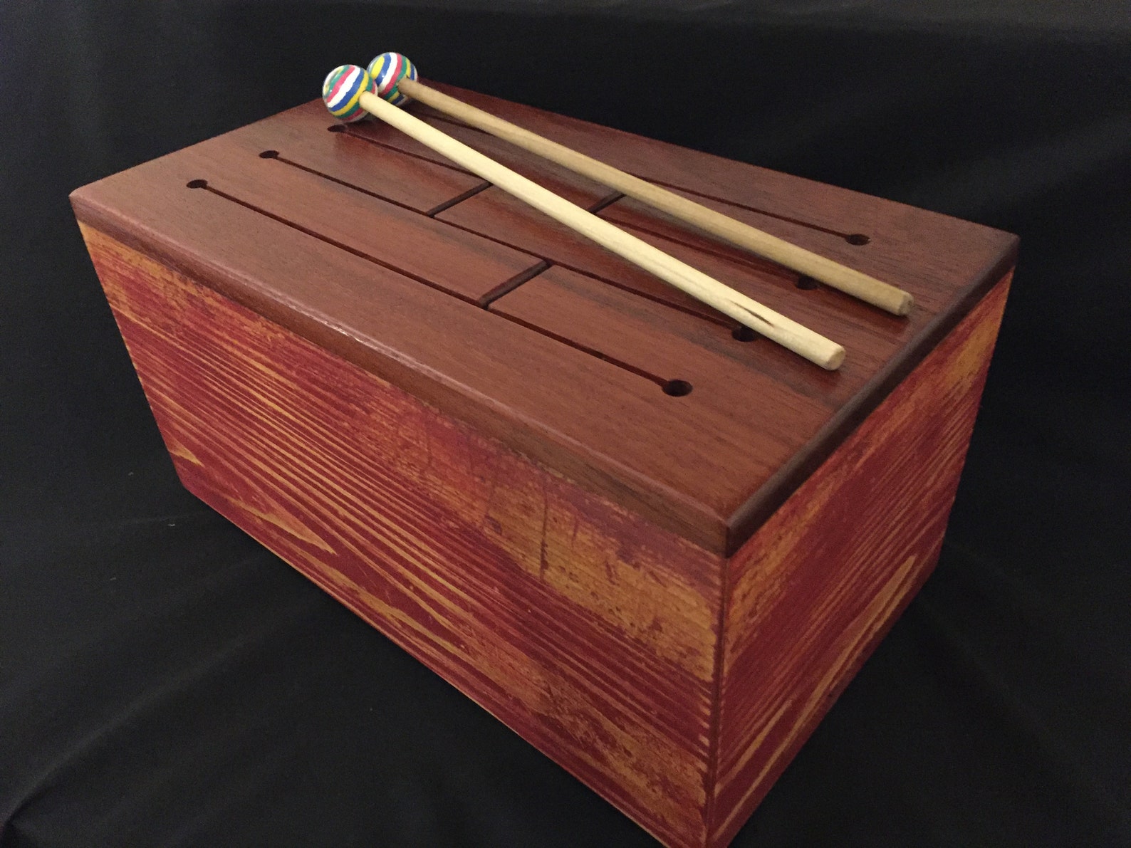 Wood Tongue Drum 6 Notes Etsy tongue-drum-artofit