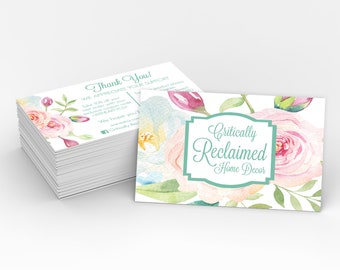 100 Printed Business Cards - Small Business Friendly Card Inserts - Custom 16pt Cardstock Business Cards - Digital Marketing Thank You Cards