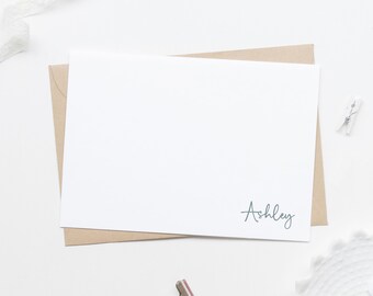20 Personalized Stationary for Women - Personalized Stationery Note Cards for Girls - Custom Stationery Set - Personalized Thank You Cards