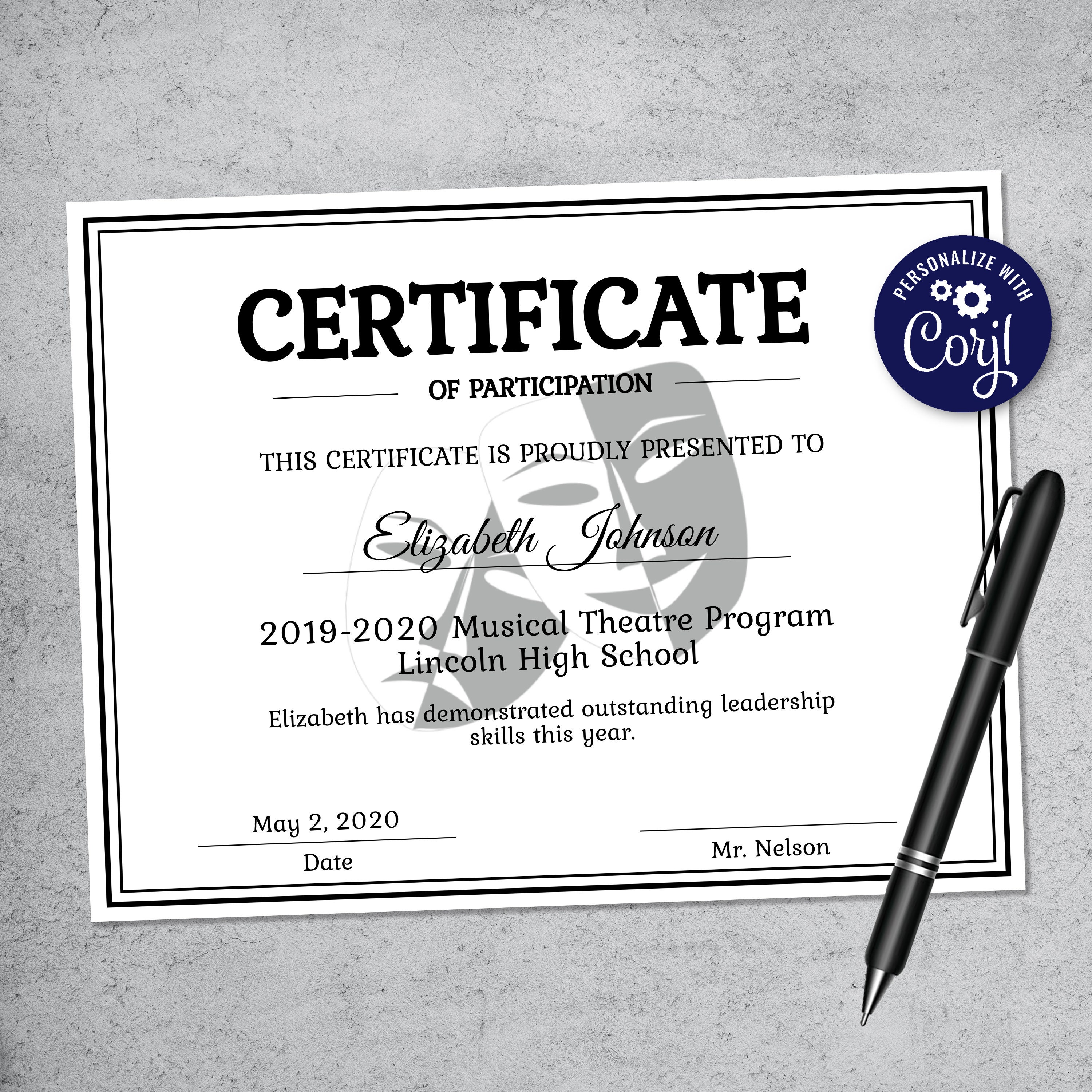 Free Printable Drama Certificates Printable Templates Free Printable Drama Certificates Printable Templates